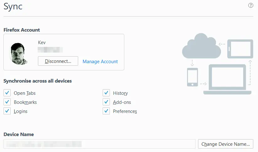 Firefox Sync