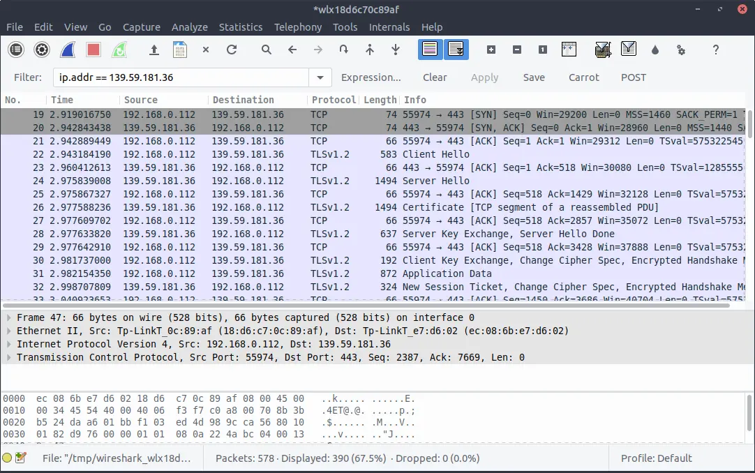 HTTPS handshake